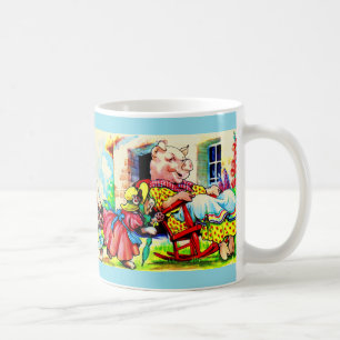 Taza De Café mamá gatita y gatito bebé de los años 30 visitan c