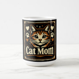 Taza De Café Mamá Gato – Orgulloso Amor de Madre Felina