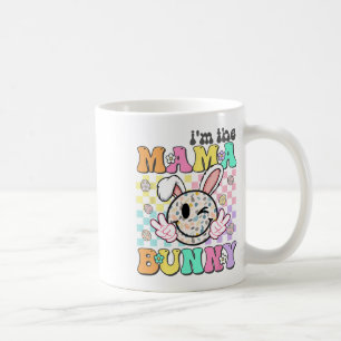 Taza De Café Mamá genial de Pascua Soy la mamá coneja Pareja de