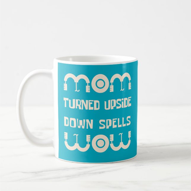 Taza De Café Mamá giró las hélices boca abajo (Izquierda)