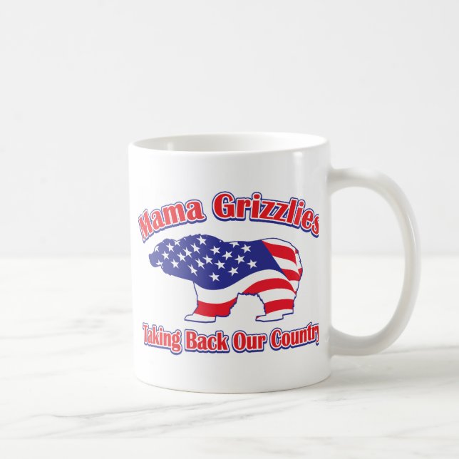 Taza De Café Mama Grizzlies (Derecha)