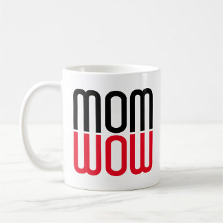 Taza De Café Mamá Guau hacia abajo, diversión