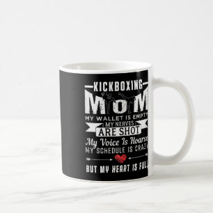Taza De Café Mamá Kickboxing Mujer Kickboxer Citas Divertidas F