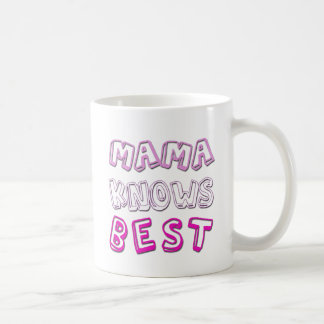 Taza De Café Mamá Knows Best Mug para las madres