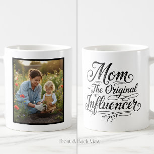 Taza De Café Mamá La Influencer Original Diseño Personalizado 1