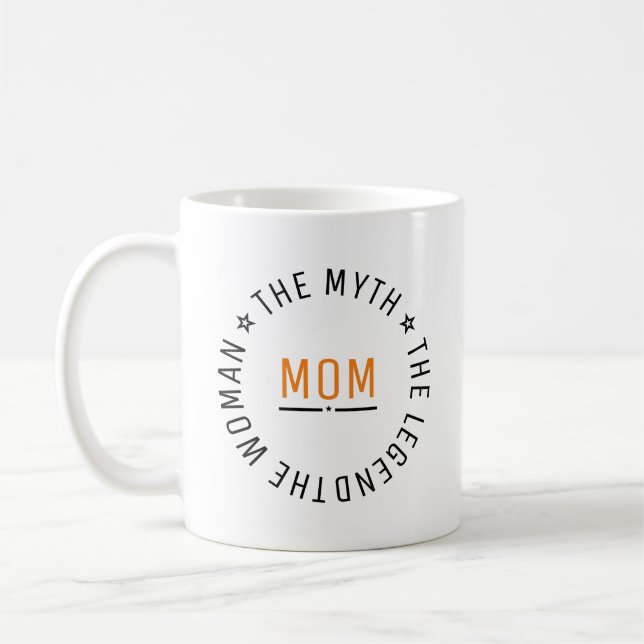 Taza De Café Mamá La Mujer El Mito De La Leyenda Personalizada (Izquierda)