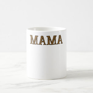 Taza De Café Mamá Life Shirt Leopard Impresión de Cheetah, madr