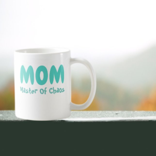 Taza De Café Mamá: Maestro Del Caos (Subido por el creador)