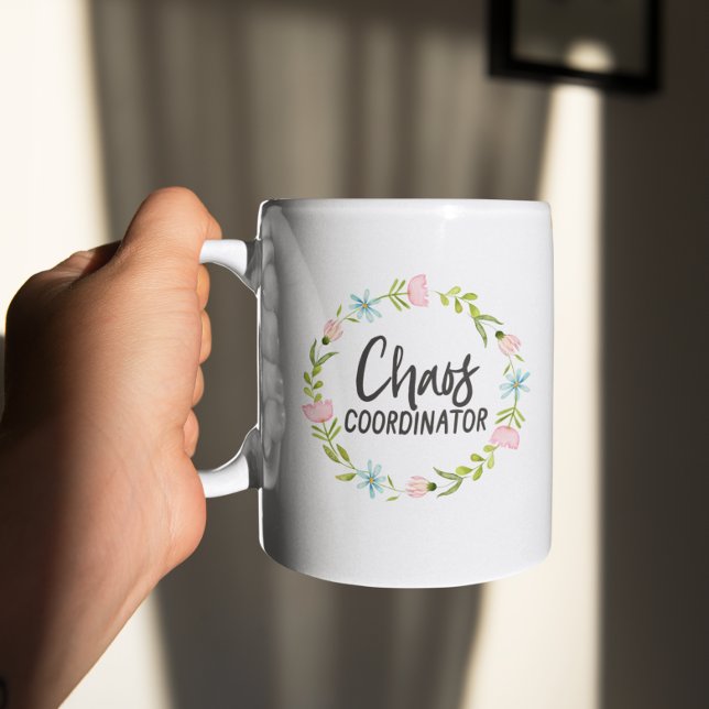 Taza De Café Mamá mamá, coordinadora del caos (Subido por el creador)