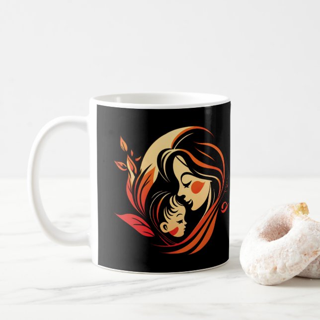 Taza De Café Mamá | Mamá | Día de la Madre (Con donut)