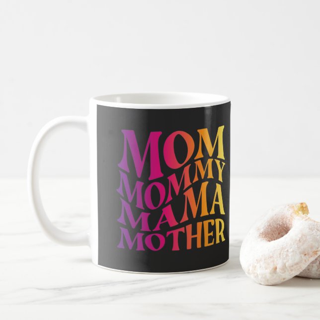 Taza De Café mamá mamá madre madre (Con donut)