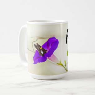 Taza De Café Mamá mañana Gloria y mariposa