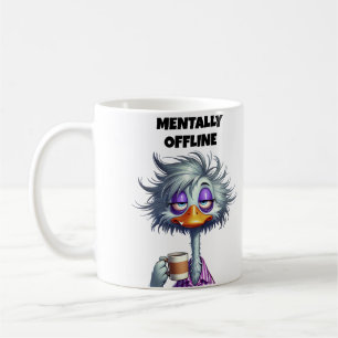 Taza De Café Mamá Mentalmente Desconectada