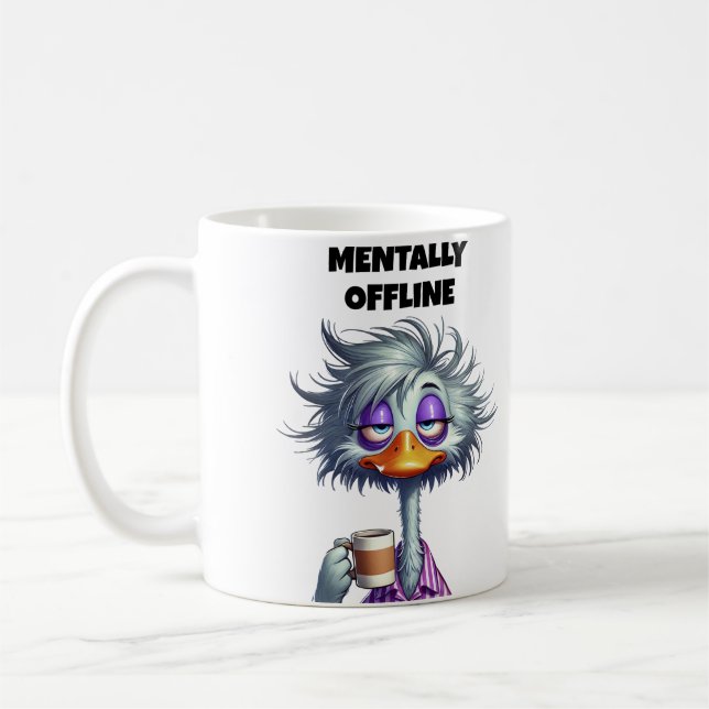 Taza De Café Mamá Mentalmente Desconectada (Izquierda)