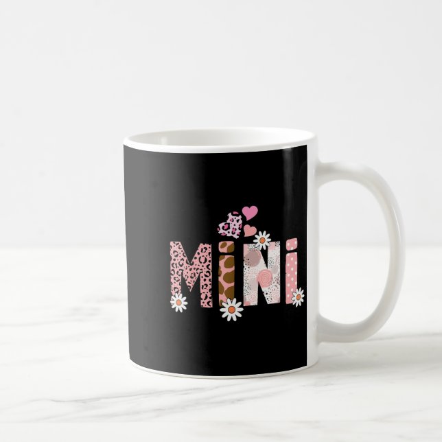 Taza De Café Mama & mini floral mamá & mamá & (Derecha)