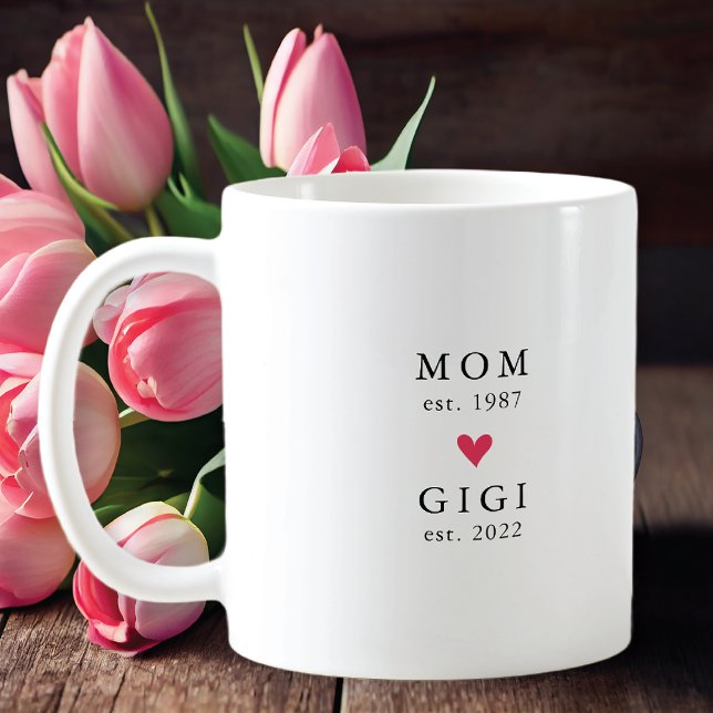 Taza De Café Mamá moderna | Año Gigi Este. Coffee Mug (Subido por el creador)