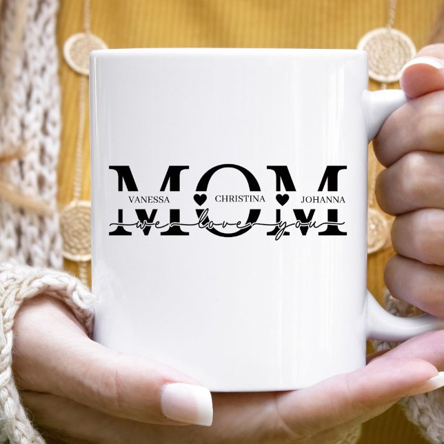 Taza De Café Mamá moderna llama al Día de la Madre (Subido por el creador)