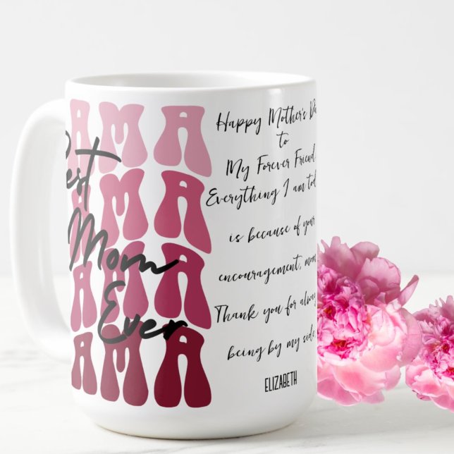 Taza De Café Mamá moderna Personalizado mensaje regalo del Día  (Subido por el creador)