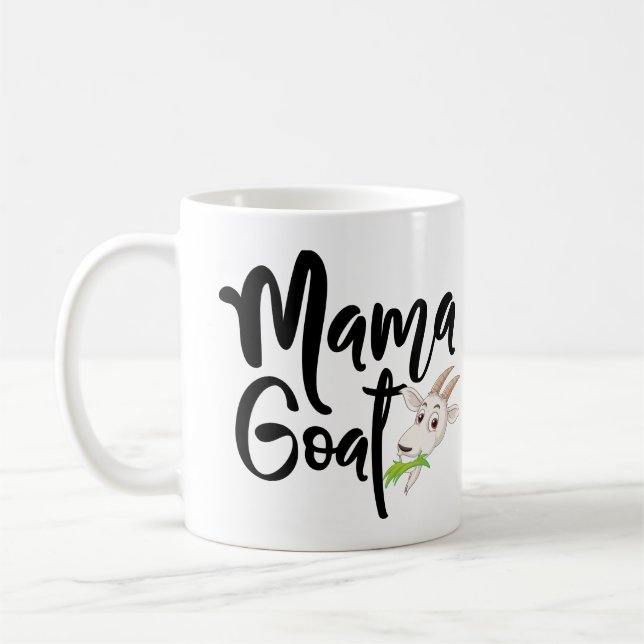 Taza De Café Mama (MOM) Cabra Cute (Izquierda)