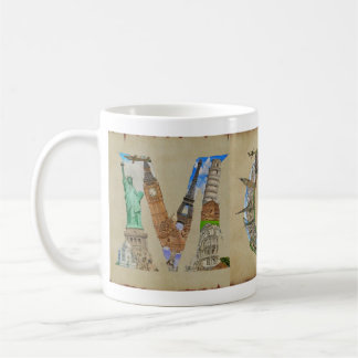 Taza De Café Mamá Mug, viajando por el mundo: