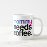 Taza De Café Mamá necesita café<br><div class="desc">"Mamá necesita café" Café Mug</div>