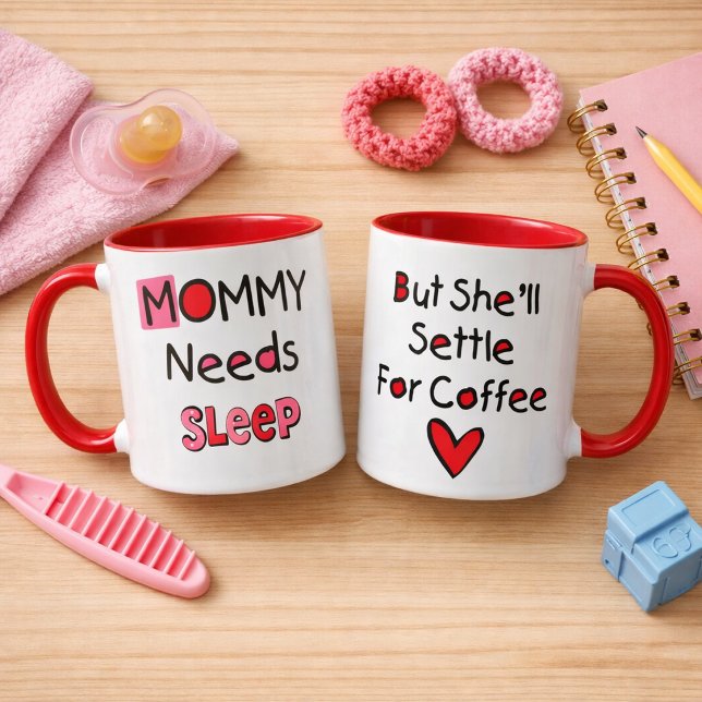 Taza de Café Mamá Necesita Dormir (Subido por el creador)