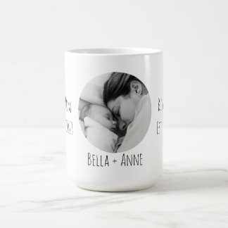 Taza De Café Mamá nueva|Nombres personalizados| Una foto