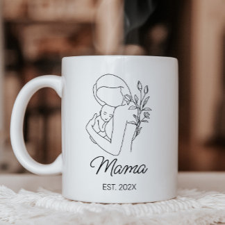 Taza De Café Mamá nueva y bebé