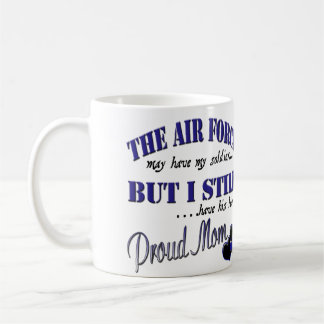 Taza De Café Mamá orgullosa de la fuerza aérea