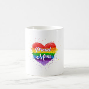Taza De Café Mamá orgullosa de LGBT