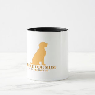 Taza de café Mamá Orgullosa de Perro Golden Retrie