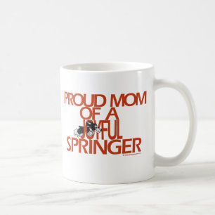 Taza De Café Mamá orgullosa de un saltador alegre