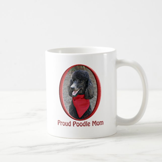 Taza De Café Mamá orgullosa del caniche (Derecha)