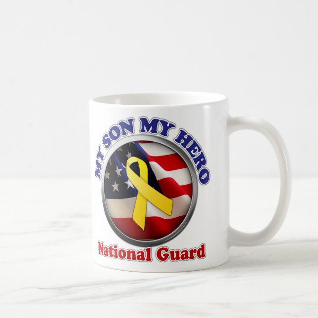 Taza De Café Mamá orgullosa - Guardia Nacional (Derecha)