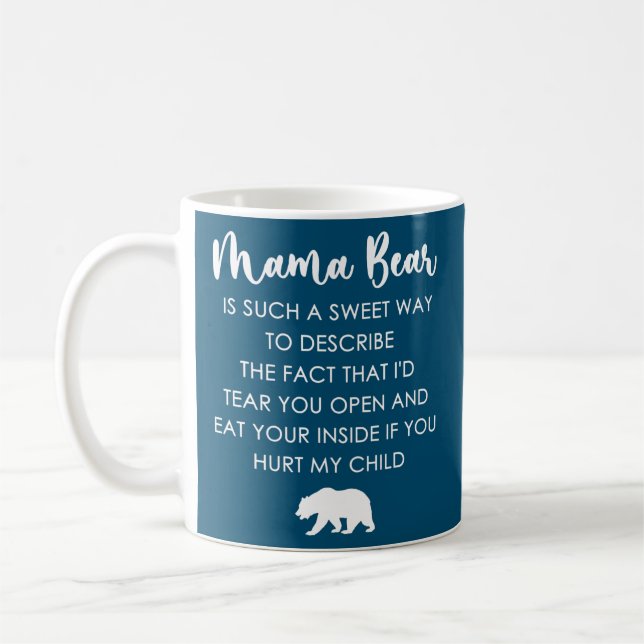 Taza De Café Mamá Oso Es Una Forma Tan Dulce  (Izquierda)