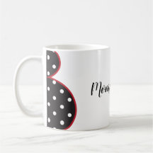 Mamá para ser ladybug mug con silueta embarazada