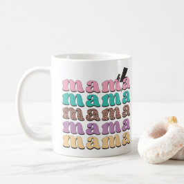 Taza De Café Mama Pattern Happy Mothers Day