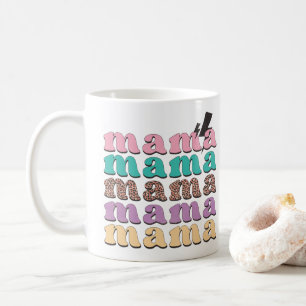 Taza De Café Mama Pattern Happy Mothers Day