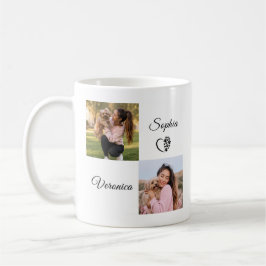 Taza De Café Mamá Perro 4 Foto Nombre Personalizado | Personali