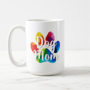 Taza De Café Mamá perro bebé de pelaje Día de la Madre cumpleañ