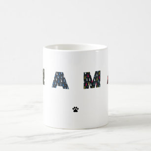 Taza De Café Mama Perro pata de gato