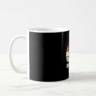 Taza De Café Mamá Perro Retro Vector Bulldog