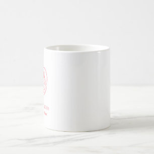 Taza De Café Mamá Personalizada de Dos Corazones