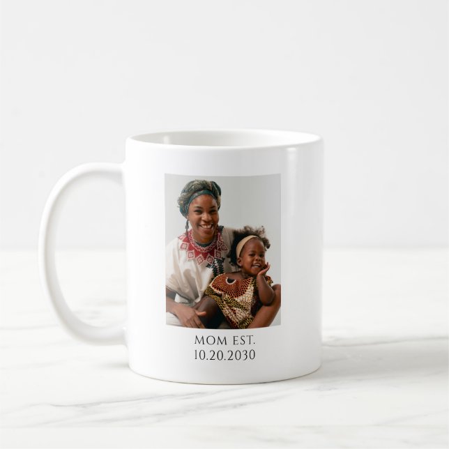 Taza De Café Mamá Personalizada Establecida (Izquierda)