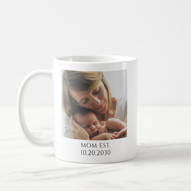 Taza De Café Mamá Personalizada Establecida (Izquierda)