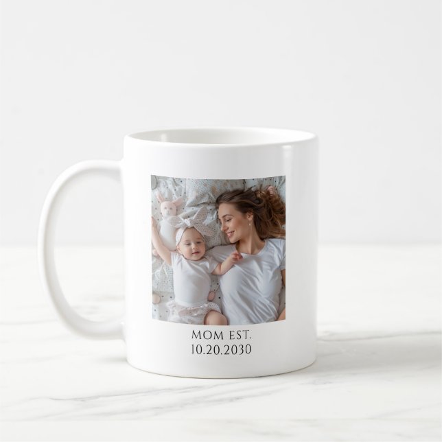 Taza De Café Mamá Personalizada Establecida (Izquierda)