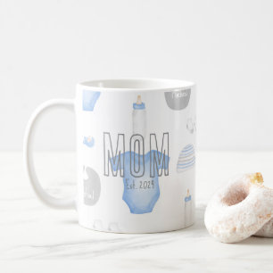 Taza De Café Mamá por Primera Vez Año de Establecimiento Nombre
