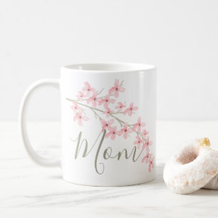 Taza De Café Mamá Primavera Flores Flores Rosa
