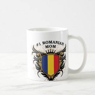 Taza De Café Mamá rumana del número uno
