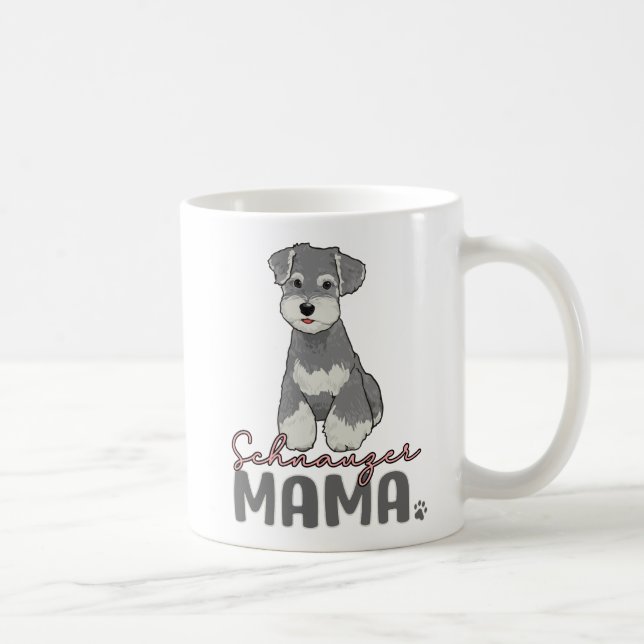 Taza De Café Mamá Schnauzer  (Derecha)